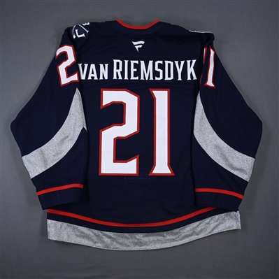 James van Riemsdyk - Navy Photo Shoot-Worn Jersey - 2025 Stadium Series